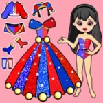 Logo of Fashion Famous - Doll Dress Up android Application 